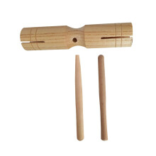 Wood Percussion Blocks with Clear Resonant Tone, Durable Wooden Rhythm Sticks for Classroom Use