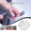 Pet care, transparent cat muzzle, breathable antibite  lightweight kitten accessories 2