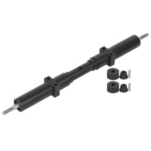 RC Tractor Truck Rear Axle 1/10 Metal Upgrade Lightweight Durable 4Link Suspension Compatible