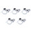 5X 16A  Off Push Button  Jetted  Jet for Bath Tub Spa Garbage 1