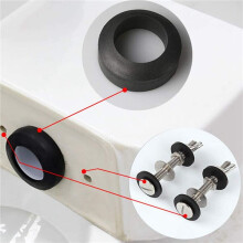 8 Pack Toilet Tank to Bowl Bolt Kits Cistern Bolts Kit,Stainless Steel Toilet Pan Fixing Fitting with Double Gaskets