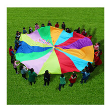 5m Play Parachute for Teamwork Building and Large Group Games Birthday Party Activities