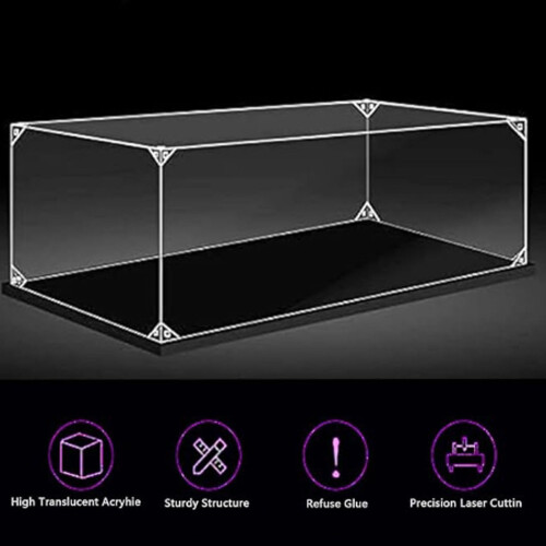 Acrylic Display Case for  76419 Castle Model, Clear Dustproof Protection,  Transparency 2