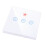 Home Touch  Light Electrical 433Mhz Remote Control Wall Panel Button Receiver Led Lamp 3 Gang 1
