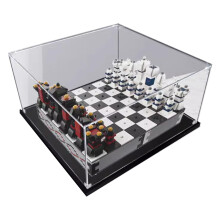 Acrylic Dustproof Clear Display Case Box 11.8 x 11.8 x 5.9 Inches for 40174 Chess Model