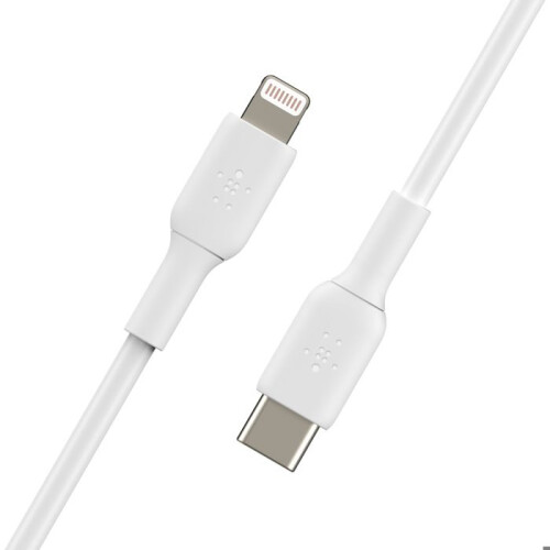 Belkin Cabo Lightning para USB-C - BELKIN - CAA003BT2MWH - 2m - Carregamento rápido - Compatível com iPhone 8 e posteriores
