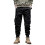 (M,Black)Men Pants Vintage Cargo Pants Trousers For Jogging 1