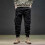 (M,Grey)Men Pants Vintage Cargo Pants Trousers For Jogging 4