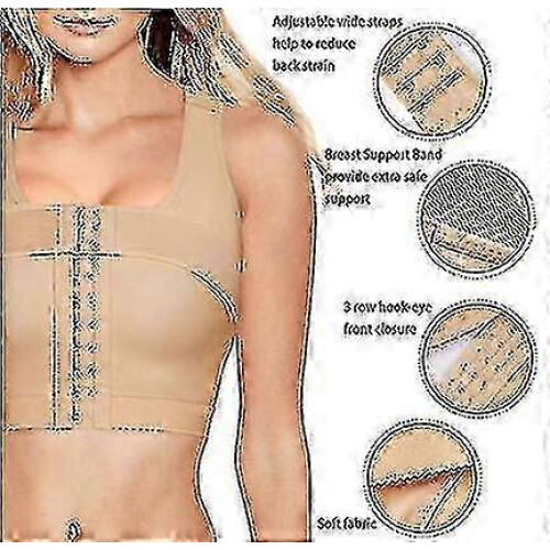 (M)Women'S Front Button Bra, Fixed And Pressurized Breast-Receiving Underwear After Breast Surgery, Adjustable Bra 1