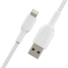 Cabo trançado - BELKIN - Lightning para USB-A - 2 m - Branco