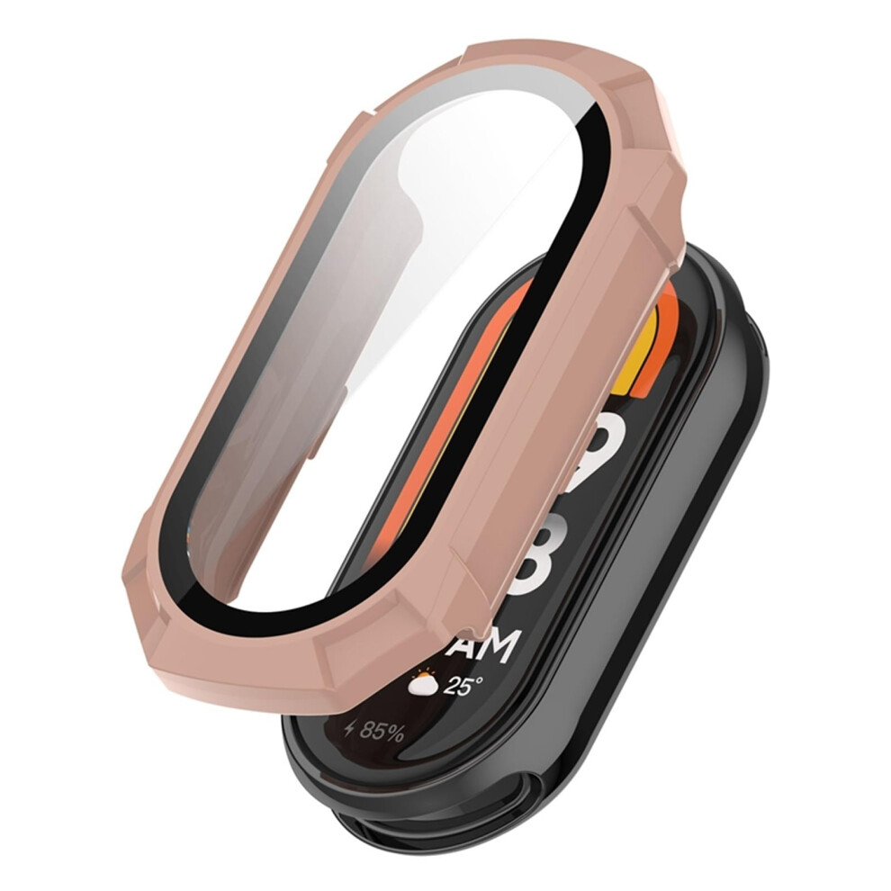 Strap And Protective Case Allaround Screen Protector Cover Shell For Xiaomi Mi Band 9 Pink 9169991100883
