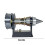 TR900 Turbofan Engine Model 25cm with Light, Adjustable Speed 3D Printed Aircraft Engine Display 3