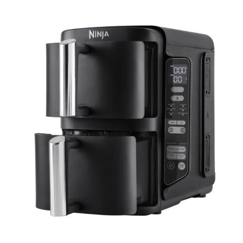 Ninja Fritadeira sem óleo NINJA - Double Stack SL300EU - Capacidade 7,6L - 6 programas de cocção - 2470W 1