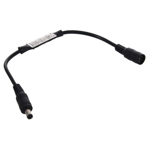 4X Low-Profile Inline Controller  3 Key Dimmer für Led Strip Light Black 2