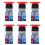 6X AC 600V 10A Red Mushroom Emergency Stop Push Button  22mm NO NC 1