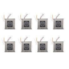 8X Interruttore un Sensore un Infrarossi Interruttori Senza Contatto Senza Contatto Pulsante di Uscita Apriporta con Indicazione LED