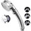 2X High Pressure Shower ,Handheld Showerhead with /Off Full Shutoff Push Button Angle-Adjustable 8