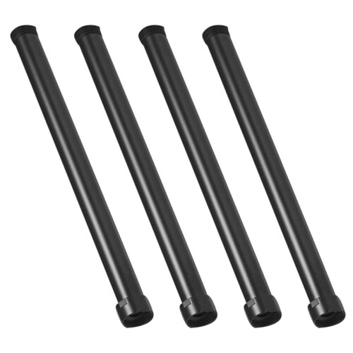 4X Svart DuschföRläNgningsröR 30 cm LäNgd DuschblandarröR MäSsing DuschröR Badkar