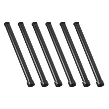 6X Tubo Extensor de Ducha Negra Tubo Mezclador de Ducha de 30 cm de Longitud Tubos de Ducha de LatóN BañO