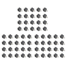 6 Pin DPDT Latching Tact Tactile Push Button Pushbutton 60 Pcs