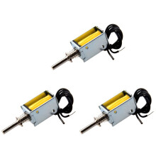 3X 4.5V 40g/2mm Open Frame Actuator Push Pull Solenoid Electromagnet