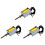 3X  4.5V 40g/2mm Open Frame Actuator Push Pull Solenoid Electromagnet 1