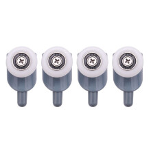 24Pc Shower Door Castors Rolls Shower Door Rollers Sliding Door Roller Guide Shower Replacement (Single Wheel)