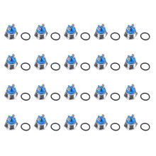 20pcs 16mm High Round High Round Momentary Metal Push Button