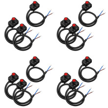 0/1-10V Knob LED Dimmer,Low Voltage Passive Dimmer PWM Dimming for 0-10V or 1-10V Dimmable Electronic LED Driver 12Pc