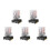 5X MK2P-I Clear Shell DPDT AC220V Coil Power Relay Socket Base 1