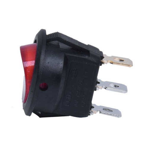 20X Rocker  Bipolar  OFF Red 3 Pins 220V 2