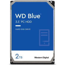 HDD WD BLÅ 2TB 3,5” SATA WD20EZBX