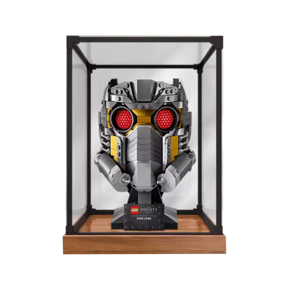 Acrylic Display Case For 76251 Helmet, Clear Dustproof Impact Resistant Collector Box 9053599476924