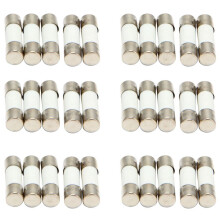 30Pcs 250V 0.5A 500mA Fast Blow Ceramic Fuses Tubes 5mm X 20mm
