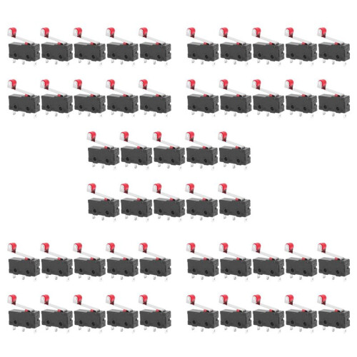 50 St  Micro-Typ Limit  Roller Spak Arm SPDT Snap Action LOT