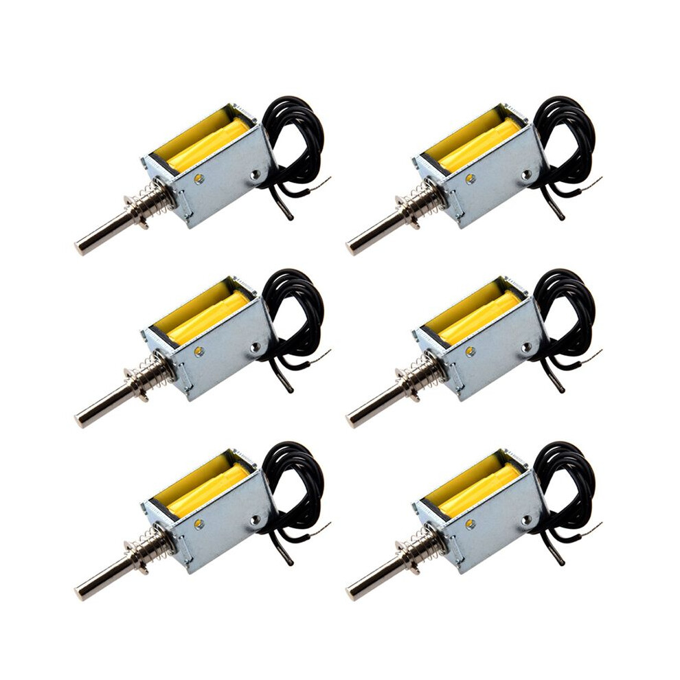 6X 4.5V 40G/2Mm Open Frame Actuator Push Pull Solenoid Electromagnet 6131238678991