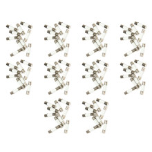 100Pcs 250V 0.5A 500mA Fast Blow Ceramic Fuses Tubes 5mm X 20mm