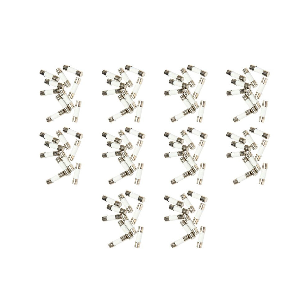 100Pcs 250V 0.5A 500Ma Fast Blow Ceramic Fuses Tubes 5Mm X 20Mm 4714079509147
