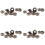 40 Pcs 698Z 8 X 19 X 6mm Simple Rangee Scelle de Roulements Rigides A Billes 1