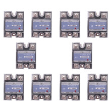 10X SSR 25A 3-32 V CC A 24-480 V CA Monofase Rele' A Stato Controllo CC AC MGR-1 D4825 Tensione di Carico