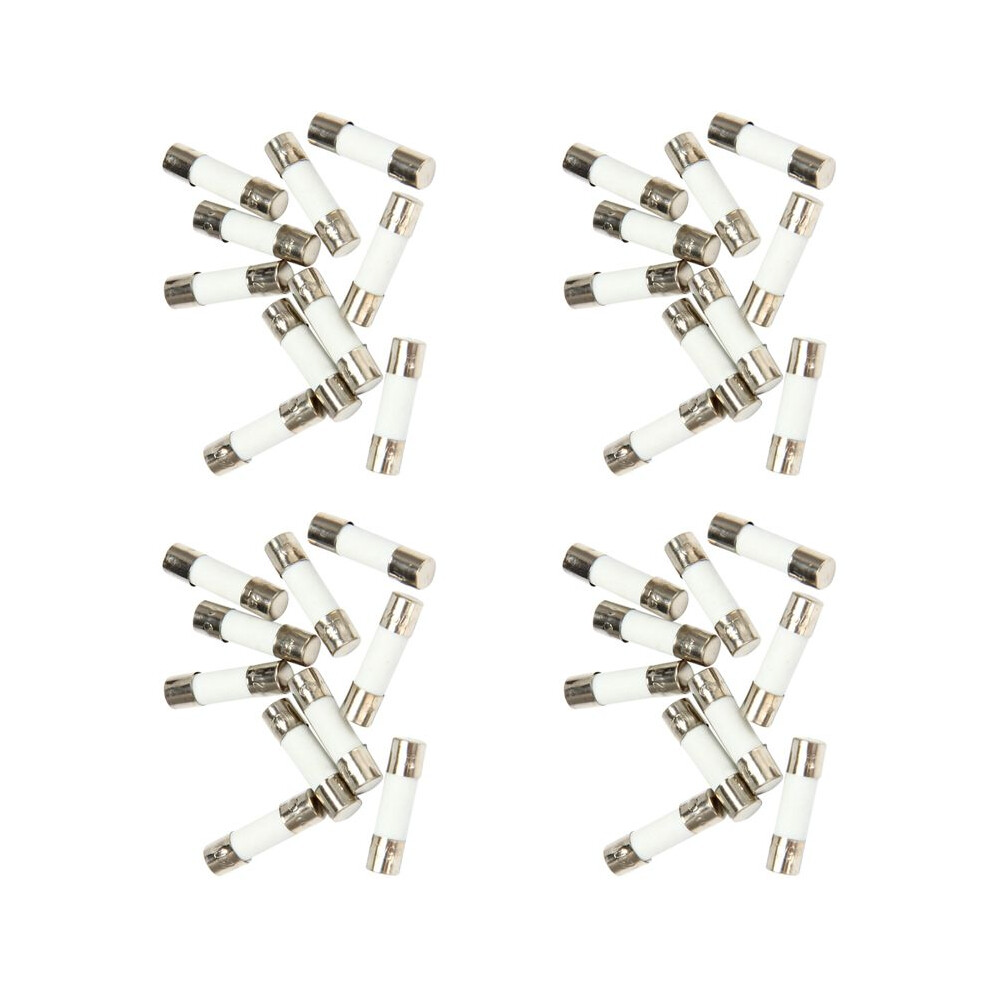40Pcs 250V 0.5A 500Ma Fast Blow Ceramic Fuses Tubes 5Mm X 20Mm 6031070617762