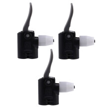 3X Bike Bicycle Dual Pump Nozzle Valve Connector Hose Adapter Pumping Parts
