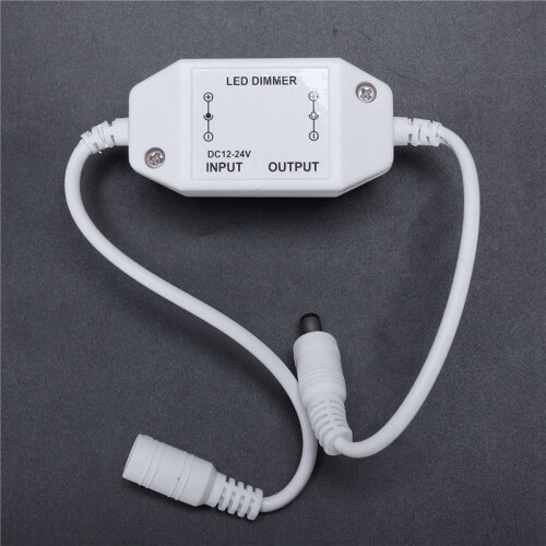 4X 12V / 24V 6A LED Dimmer Controller Adjust Brightness for Easy Color Clear, White 2