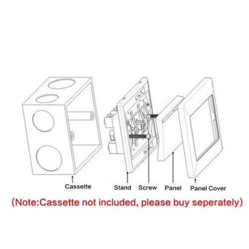 2X Hotel Power  Delayed Power Off -Saving Induction Card Three-Wire Induction 40A Low Frequency 220V 2