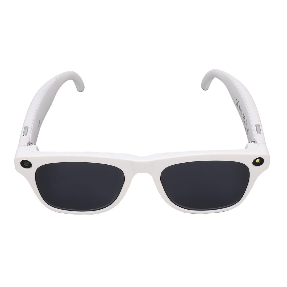 Smart Glasses With 4K Ultra Hd Camera, Realtime Ai Translation And Voice Transcription White 9169991101576