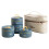 (4 Layer, Blue) Portable Insulated Lunch Container Set Multi-layer Combination Picnic Lunch Box-e 1