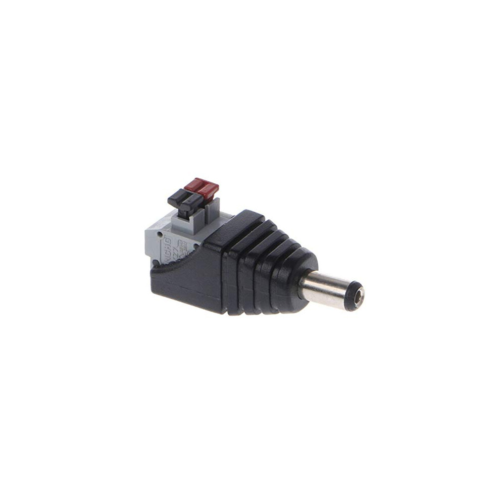 Dc Power Male Connector For Led Strips And Cctv, Secure Plug Adapter For Security Camera 9092120535648