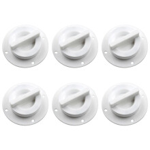 6X New Water Valve Deck Drain Scupper Drain Valve Outlet for Marine Boat Raft Yacht
