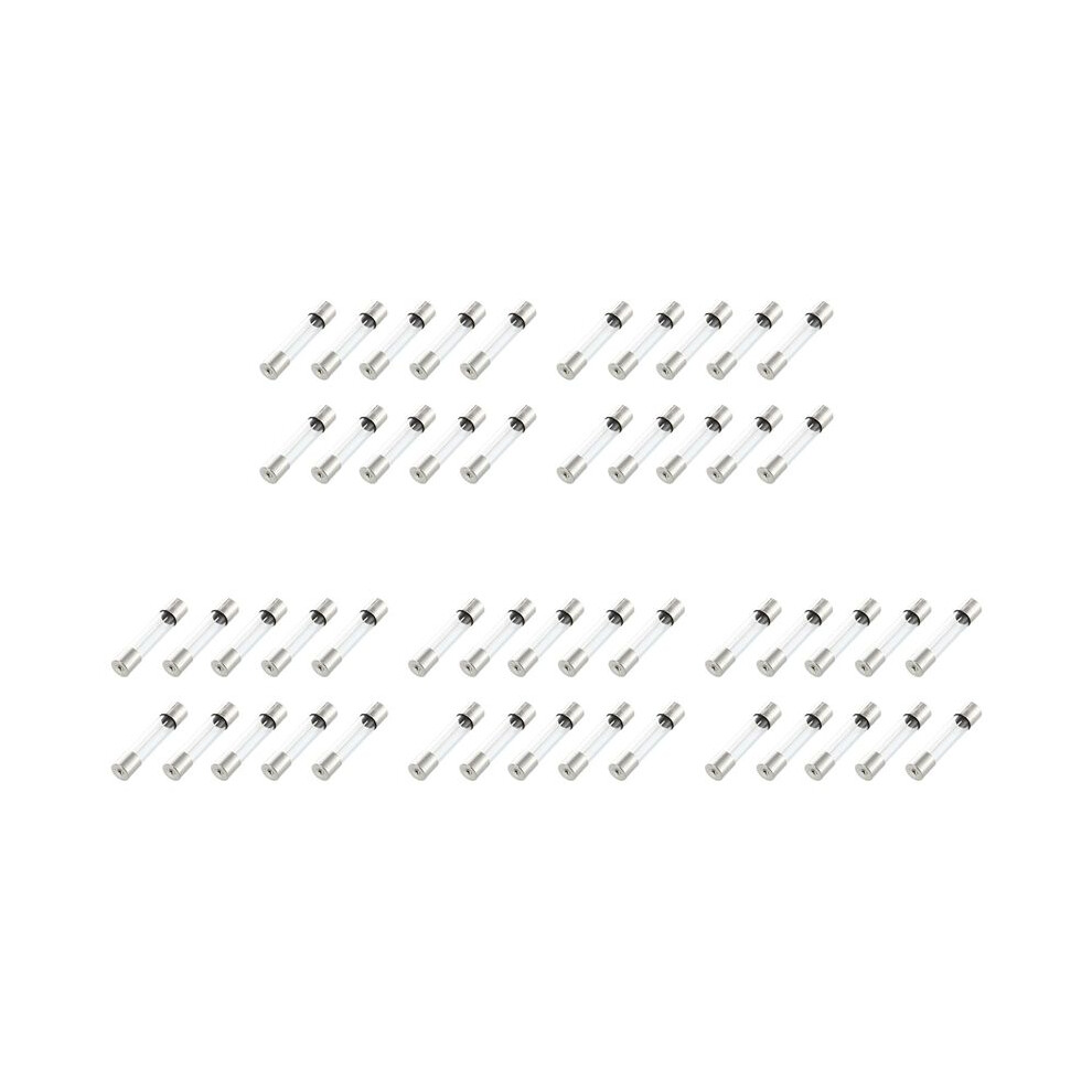 50 Pcs Fast Blow Type Glass Tube Fuses 6X30mm 250V 10A 4713107843000