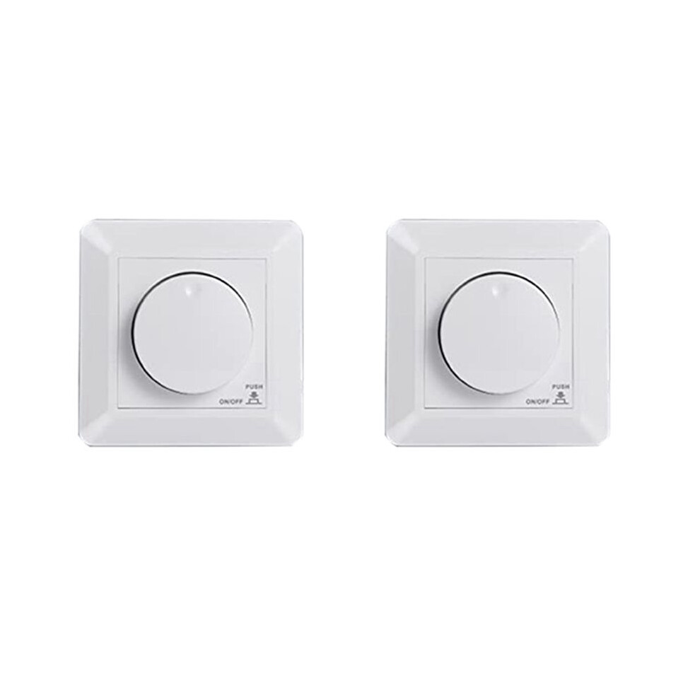2X Led Dimmer Flush-Mounted Dimmer For Dimmable Led And Halogen, 5-300 W Dimmer Led, Phase Control Dimmer 4712566854459